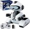 Robots Toys for Kids, 2.4Ghz Remote Control Robot Toys with Music and LED Eyes for Boys/Girls, RC Toy Stocking Stuffers for 3-12 Year Toddler Children Teen for Birthday Day Gift(White)